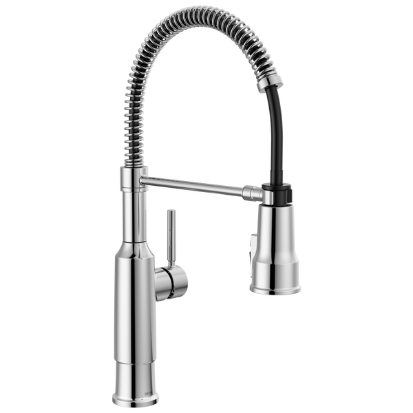 Single-Handle Pull-Down Spring Kitchen Faucet in Chrome 18804Z-DST