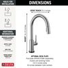 VoiceIQ&reg; Kitchen Faucet with Touch<sub>2</sub>O&reg; Technology with Touchless Technology (Recertified)