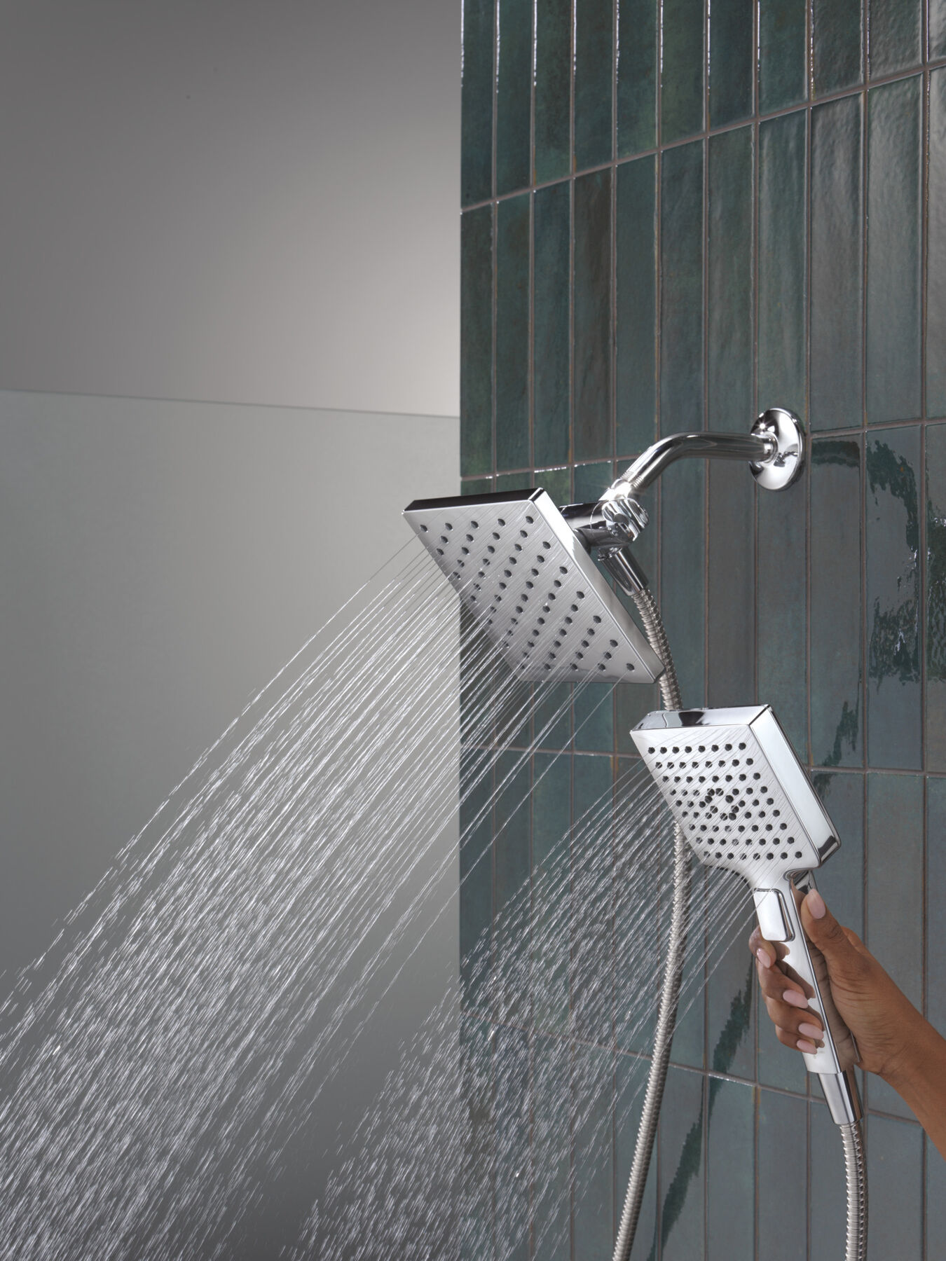 Monitor 14 Series Shower Trim with 5-Setting Combination Showerhead Bundle