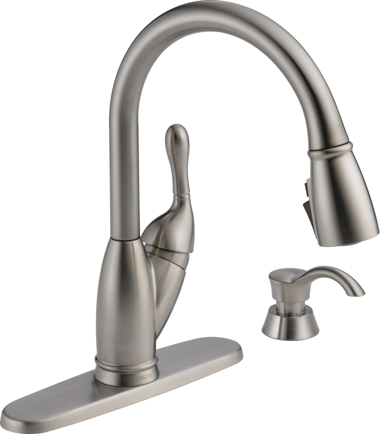 DST-SHV１ Single Handle Pull-Down Kitchen Faucet in Stainless 19939Z-SSSD