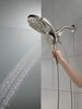 HydroRain&reg; 4-Setting Two-in-One Shower Head