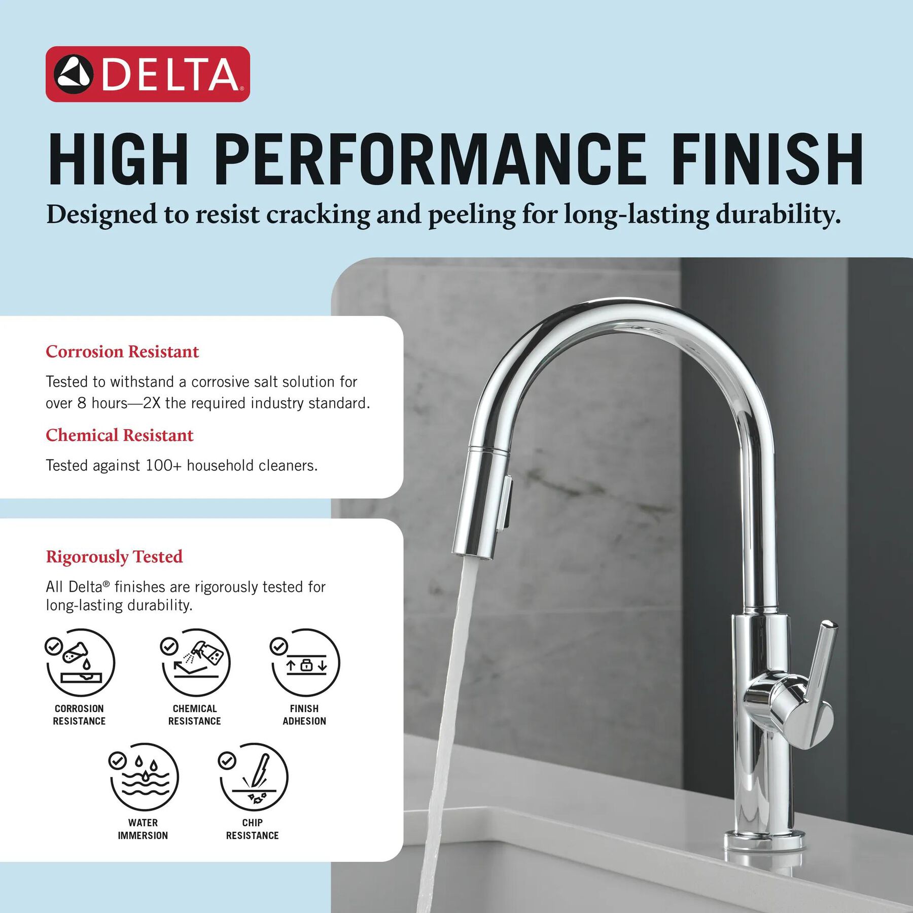 Single Handle Pull-Down Kitchen Faucet