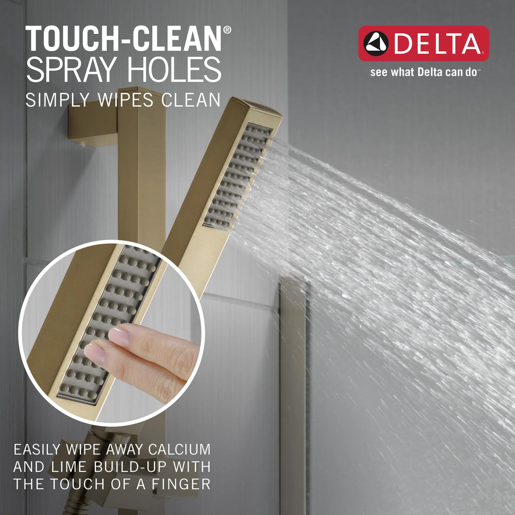 Premium Single-Setting Slide Bar Hand Shower