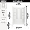 EverEdge Shower Wall 48x34"