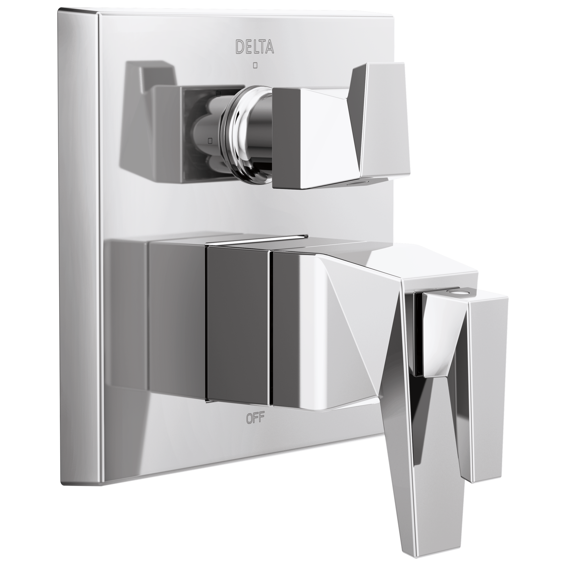 Two-Handle Monitor 17T Series Valve Trim with 3-Setting Diverter
