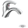 Single-Handle Single Hole Lavatory Faucet with Integrated Scald Risk Reduction