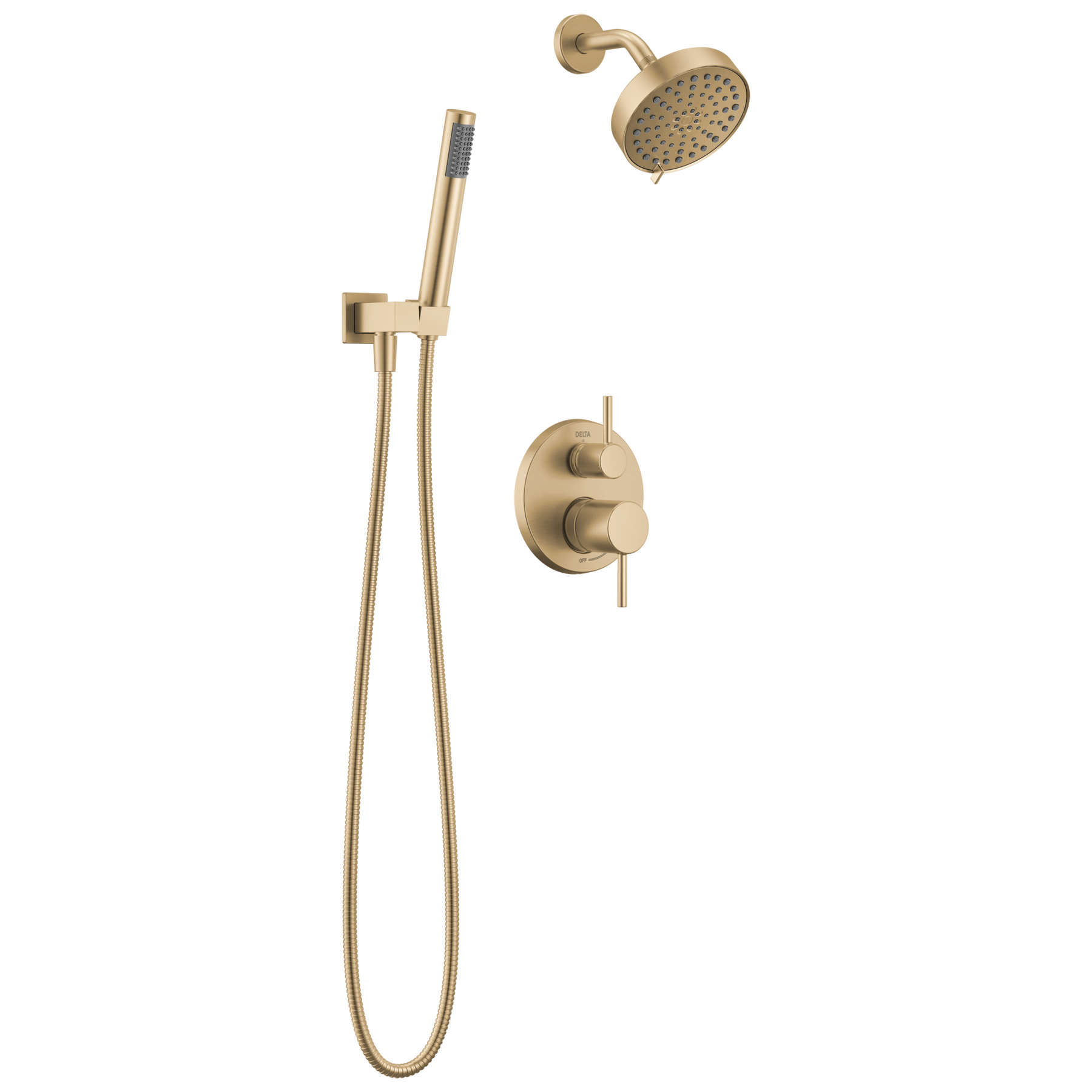 14S Shower Trim w Fixed Head & Hand Shower
