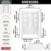 48x34 Alcove Shower Bundle - Center