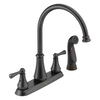 Two Handle Kitchen Faucet w/ spray