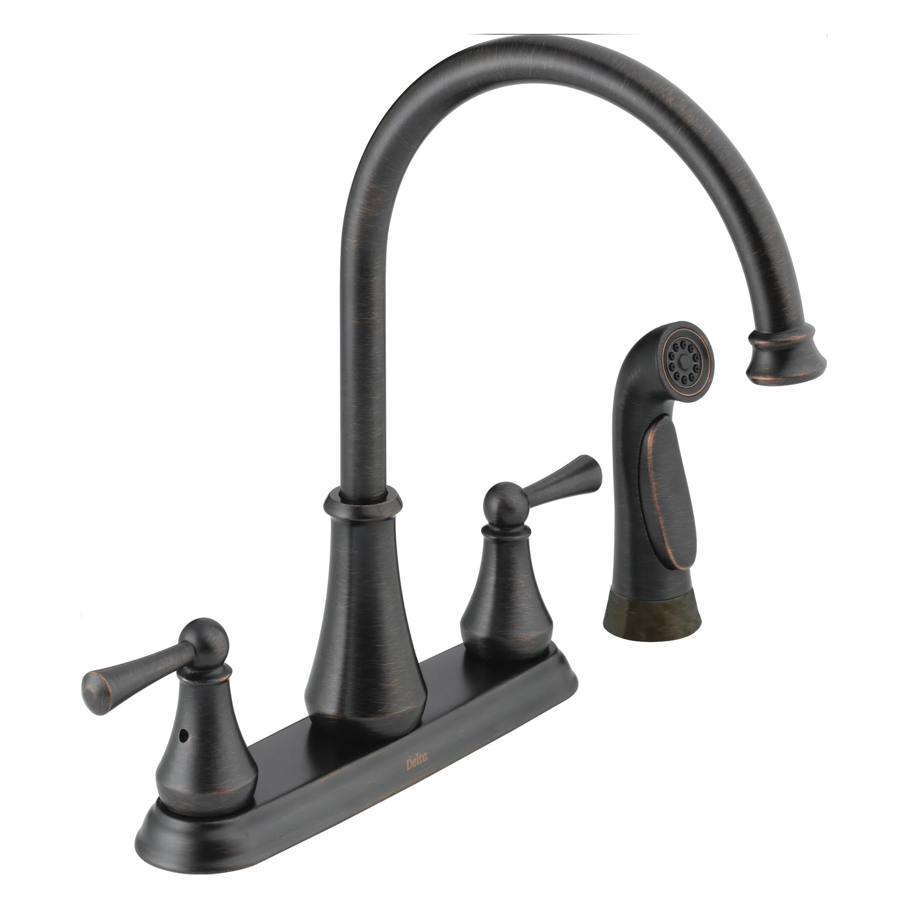 Two Handle Kitchen Faucet w/ spray