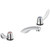 Two Handle Widespread Lavatory Faucet - Less Pop-Up