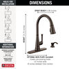 Single Handle Pull-Down Kitchen Faucet with Soap Dispenser and ShieldSpray&reg; Technology (Recertified)