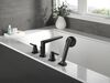 4-Hole Roman Tub Trim with Hand Shower (Recertified)