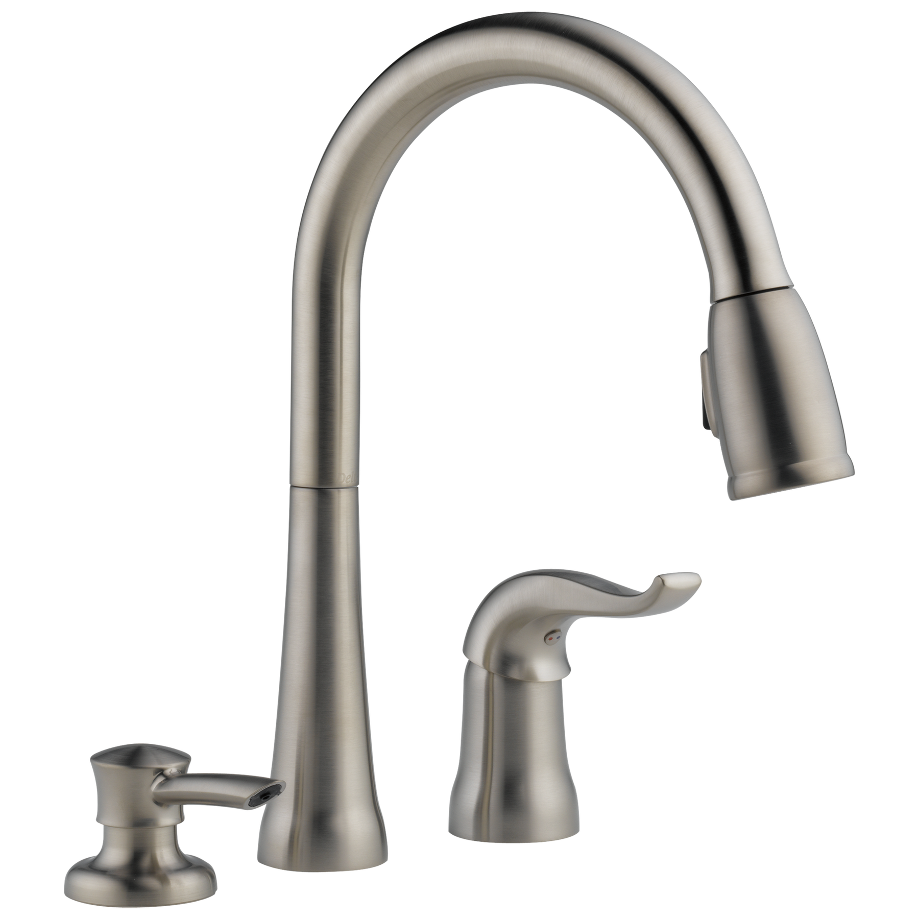 Pull-Down Kitchen Faucet w/Soap (Recertified)