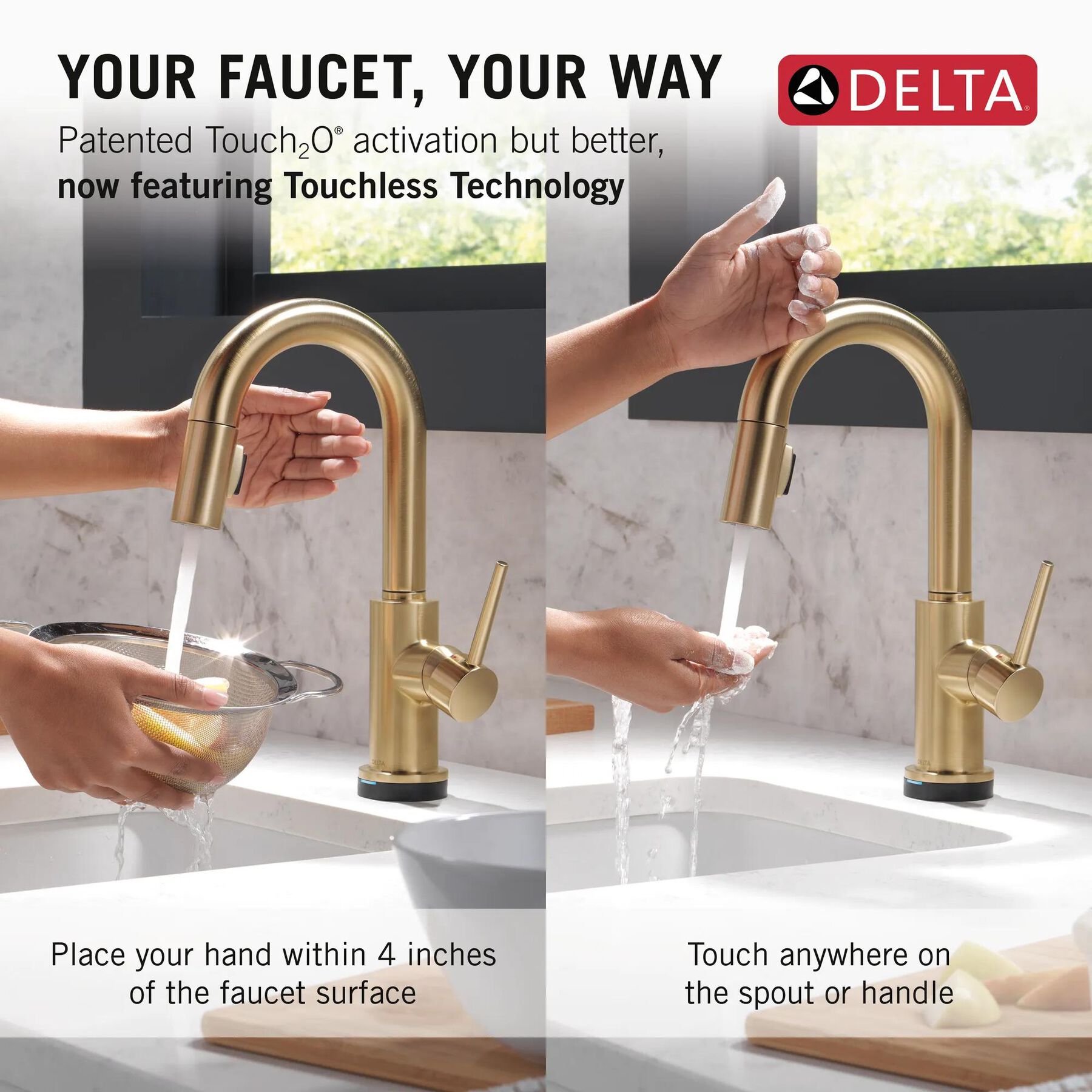 Touch2O&reg; Bar / Prep Faucet with Touchless Technology
