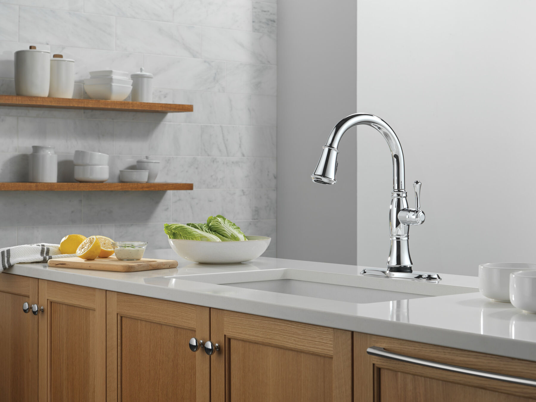 Touch<sub>2</sub>O&reg; Technology Kitchen Faucet with Touchless Technology