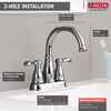 Two Handle Centerset Bathroom Faucet (Recertified)