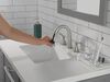 Two Handle Widespread Pull Down Bathroom Faucet