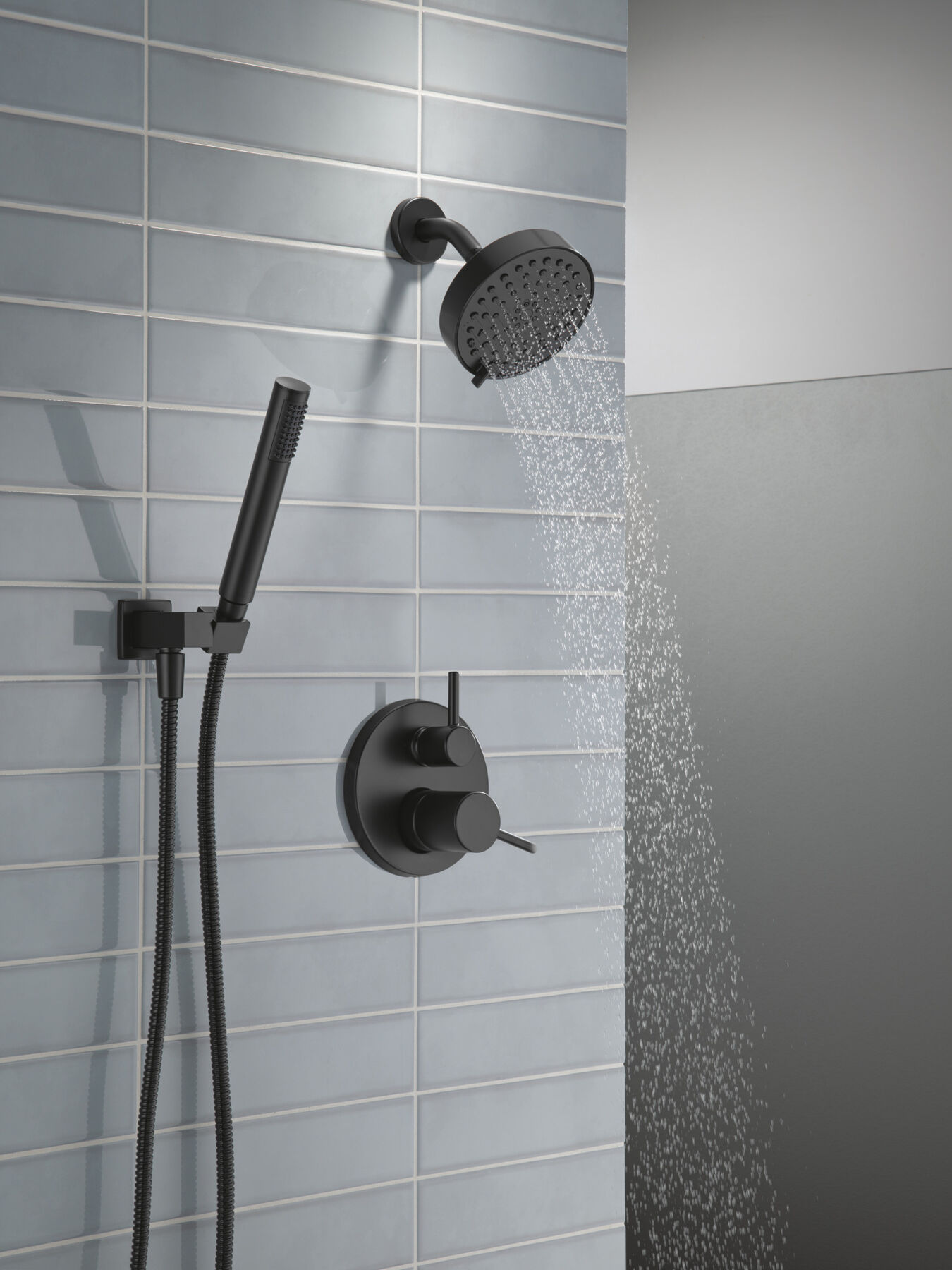 14S Shower Trim w Fixed Head & Hand Shower