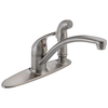 Single Handle Kitchen Faucet with Integral Spray