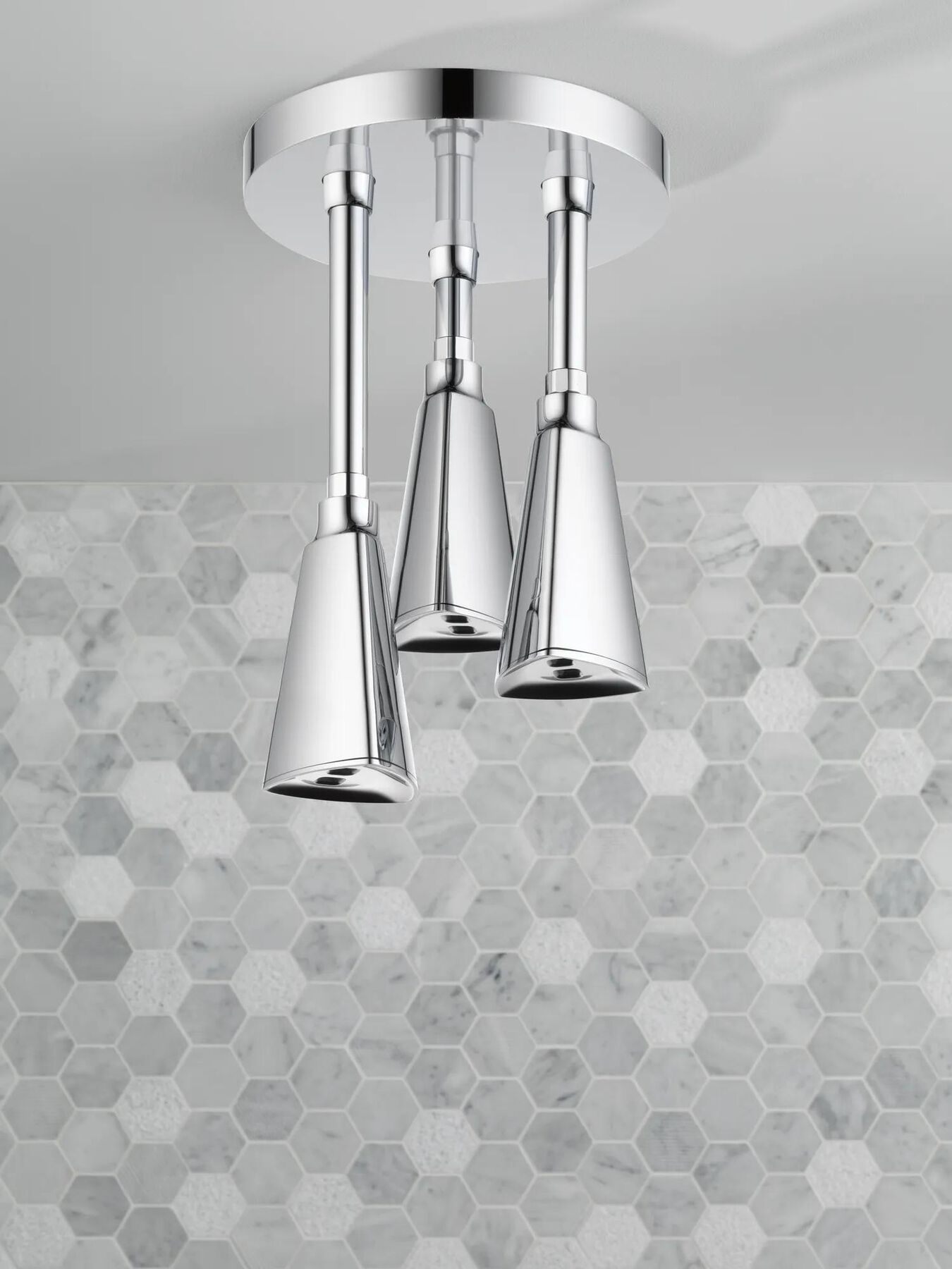Zura H2OKinetic Pendant Raincan Shower Head