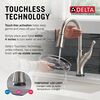 Touch<sub>2</sub>O&reg; Technology Kitchen Faucet with Touchless Technology (Recertified)