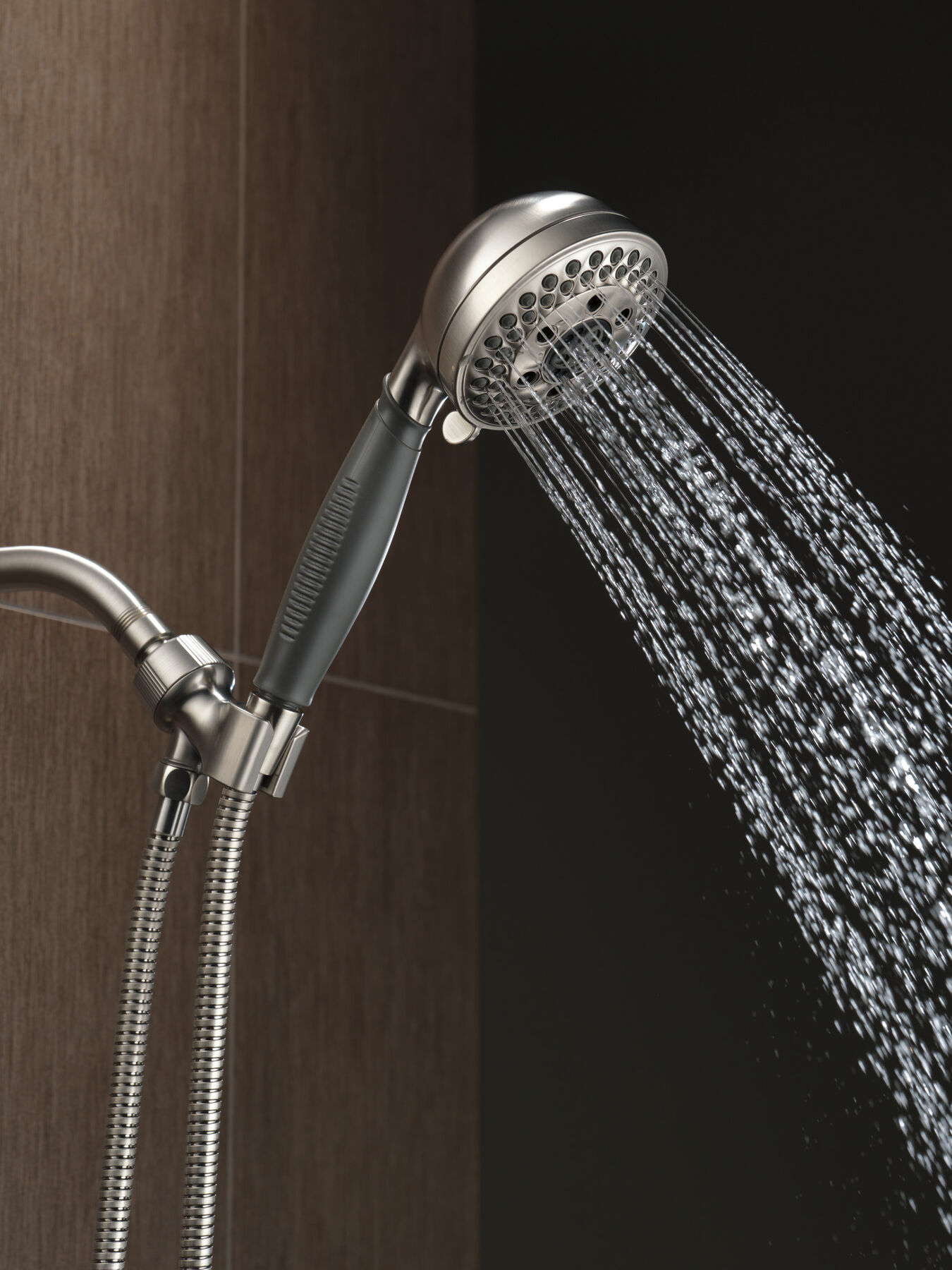 H<sub>2</sub>Okinetic&reg; 5-Setting Shower Mount Hand Shower