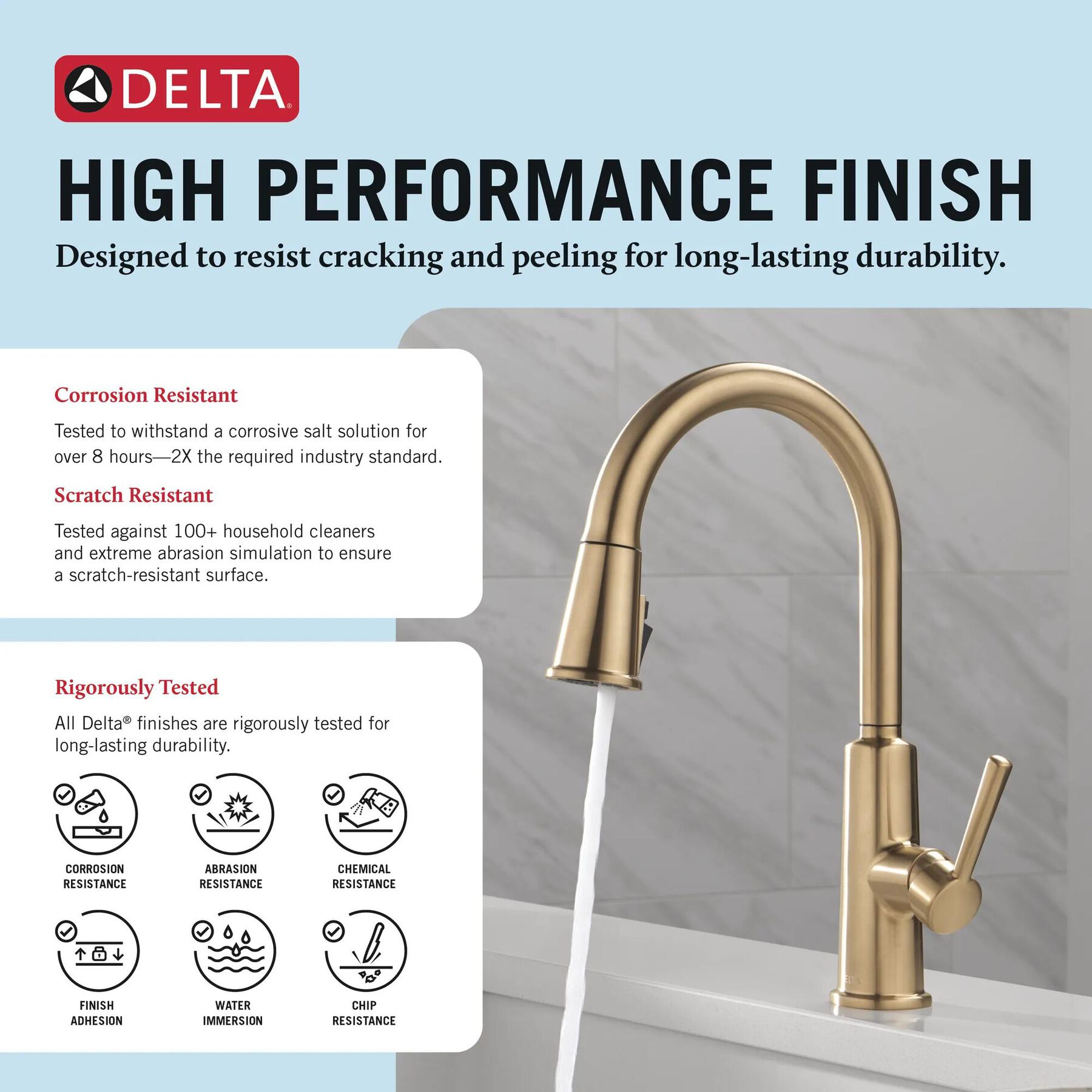 Single Handle Pull-Down Kitchen Faucet