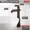 Single Handle Channel Vessel Bathroom Faucet