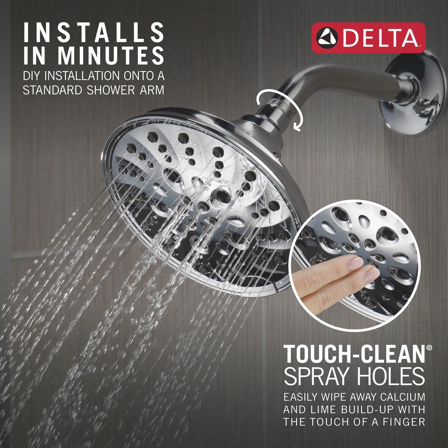 H2O Shower Head 1.75 GPM 5-Setting (Recertified)
