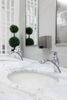 Single Hole Metering Slow-Close Bathroom Faucet