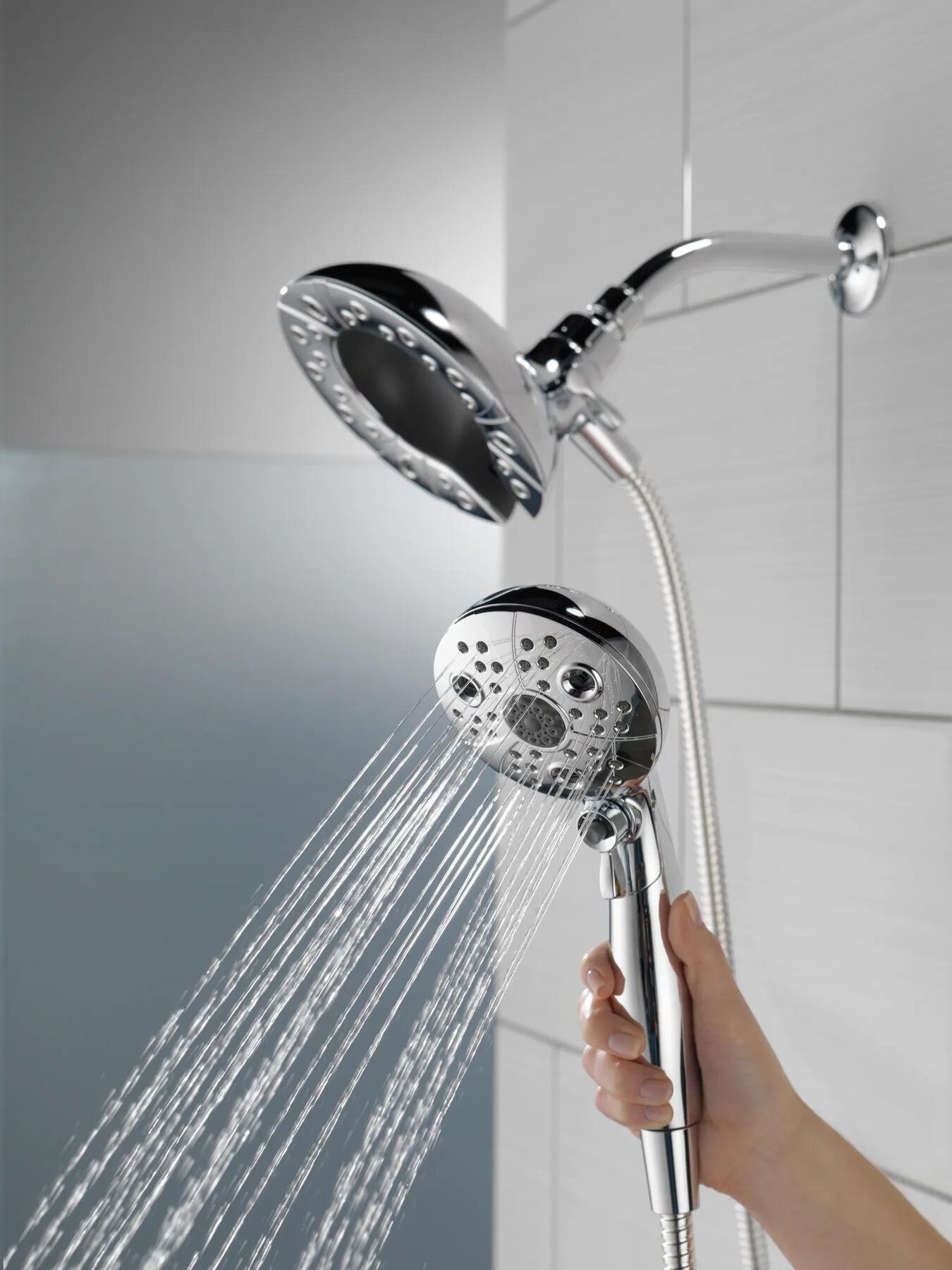 H2Okinetic&reg; In2ition&reg; 5-Setting Two-in-One Shower with MagnaTite