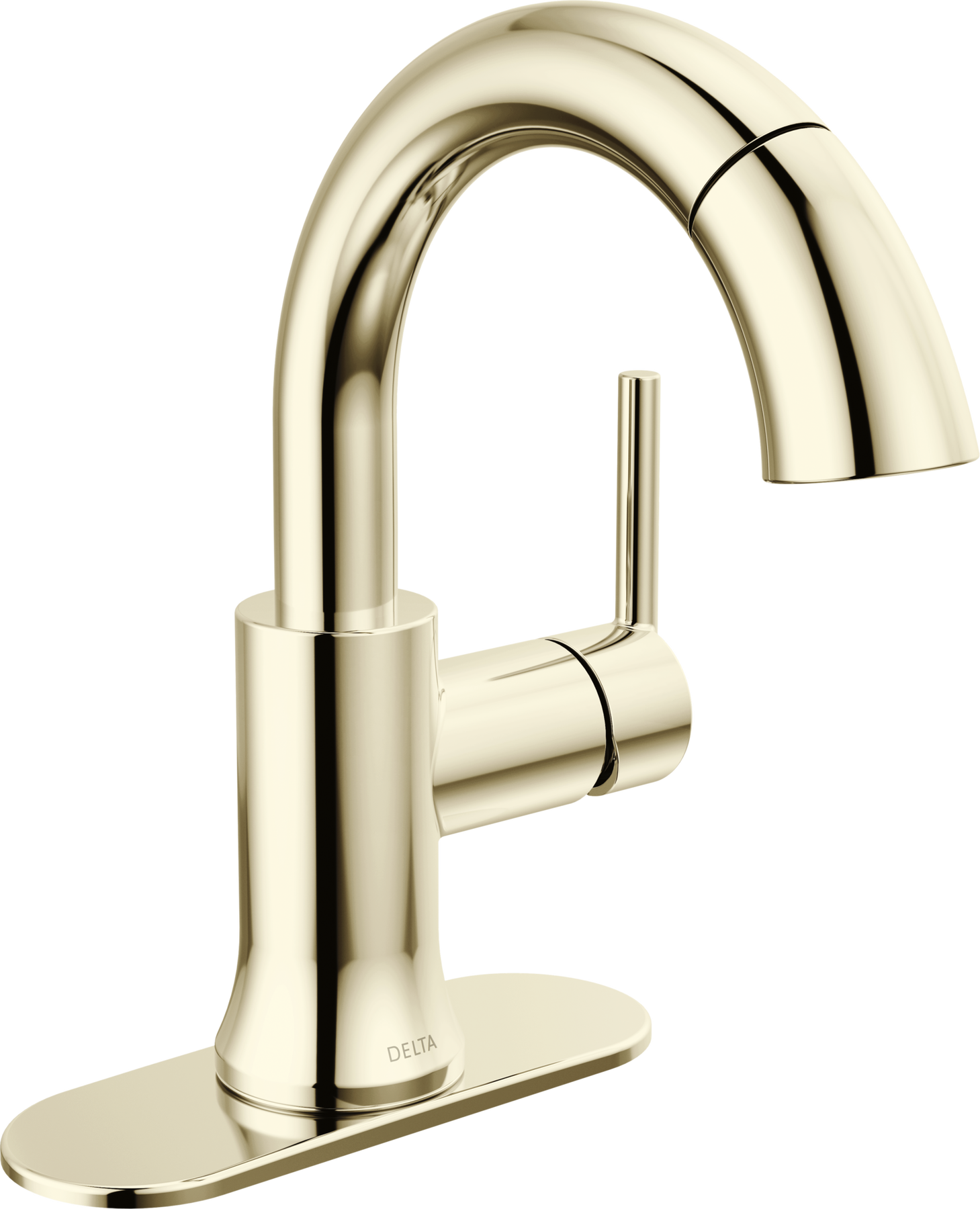 Single Handle Pull-Down Bathroom Faucet