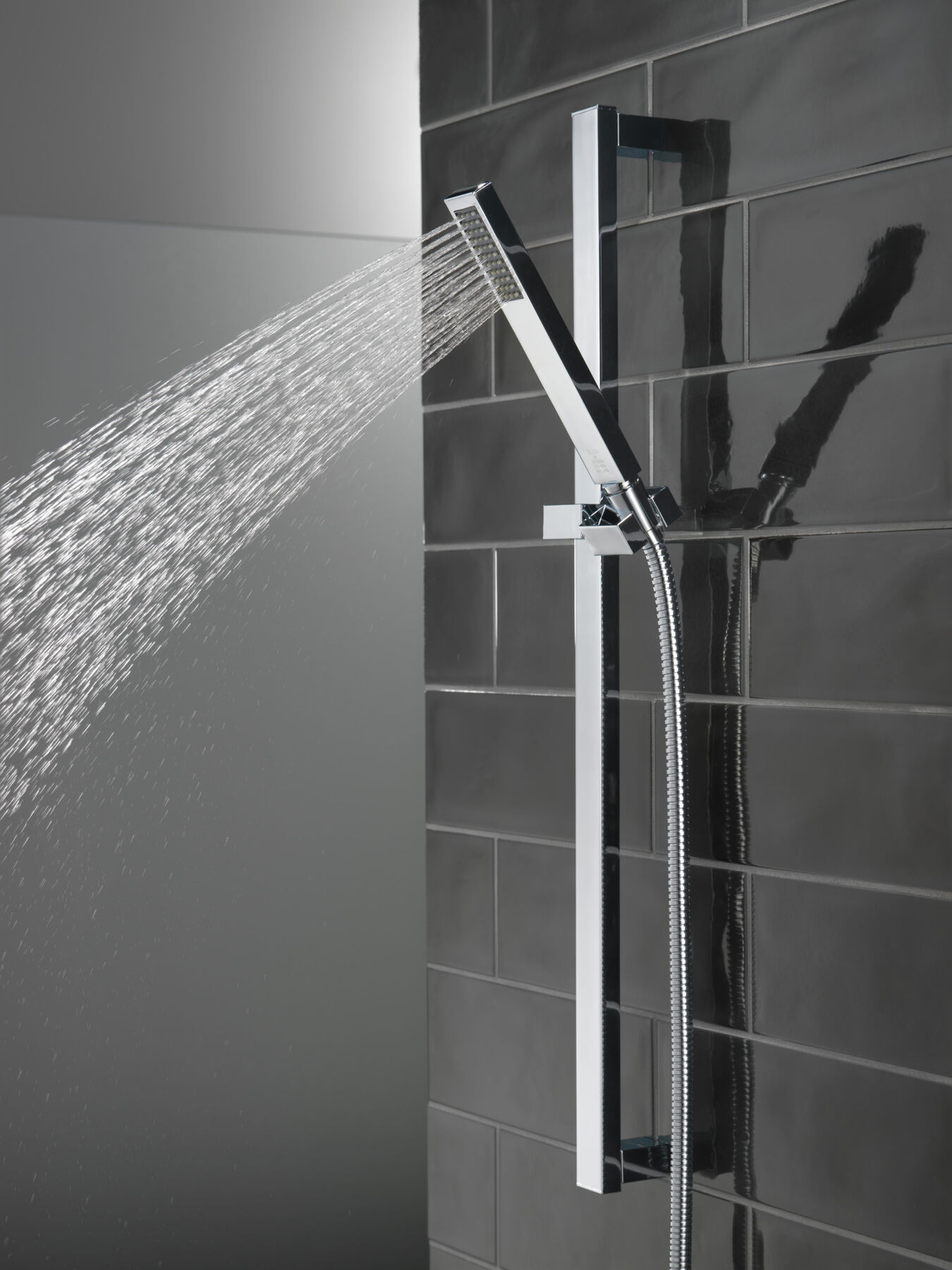 Premium Single-Setting Slide Bar Hand Shower (Recertified)