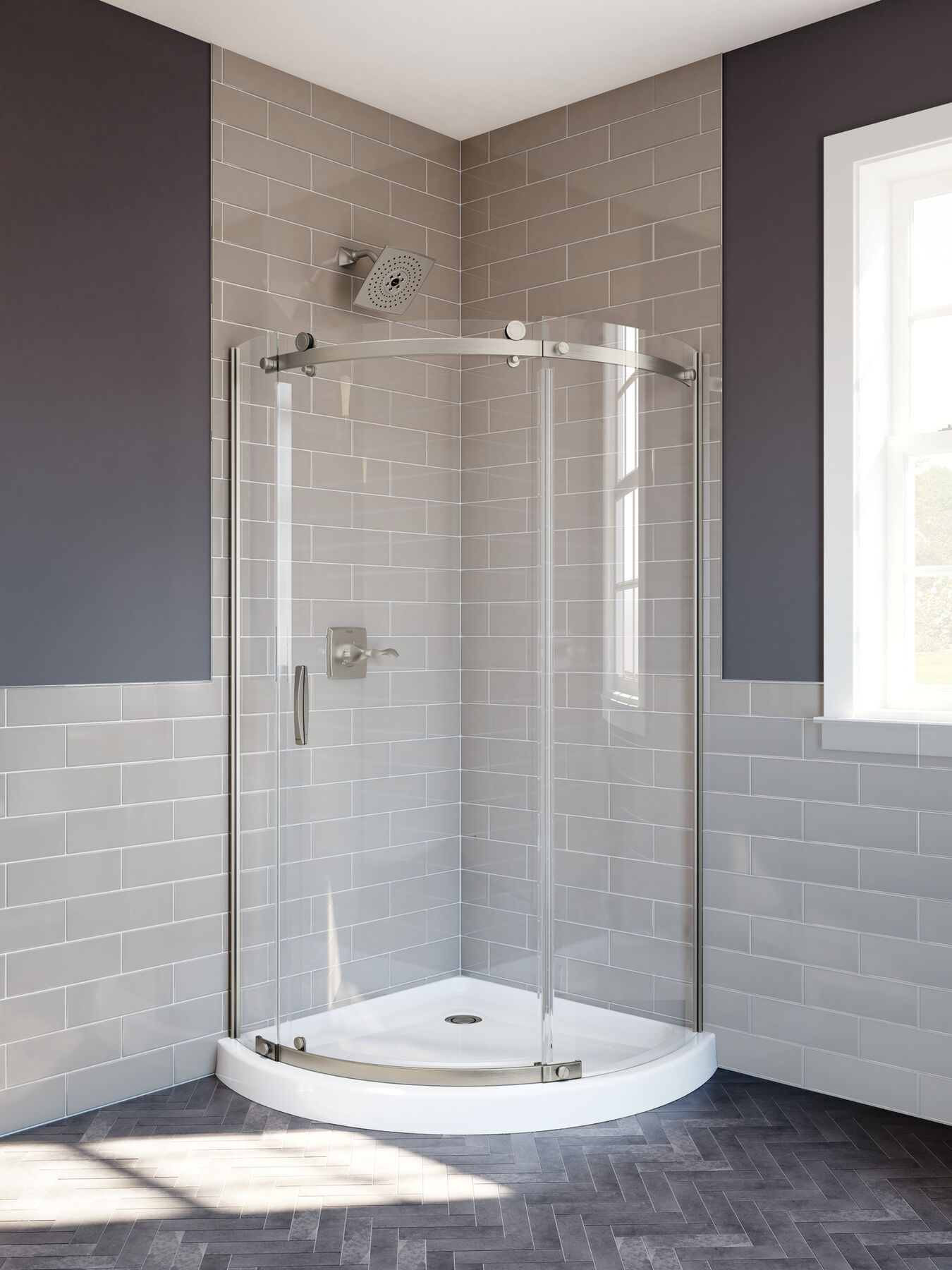 Round Corner Shower Enclosure
