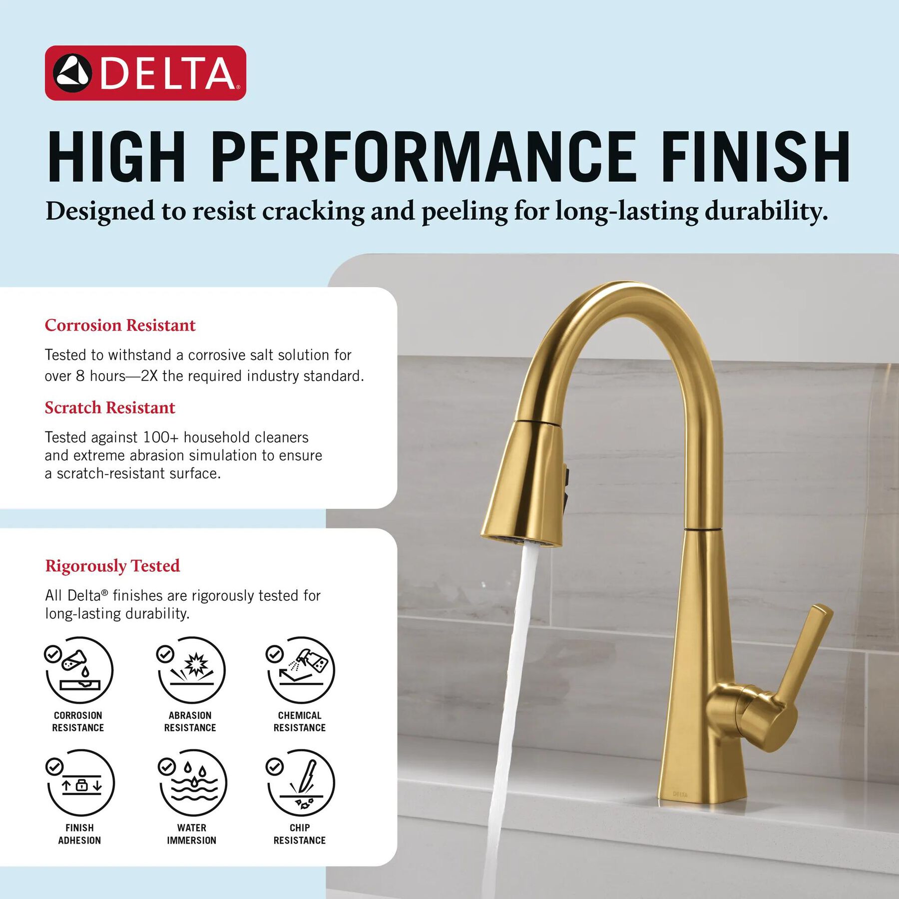 Single-Handle Pull-Down Kitchen Faucet