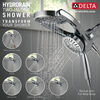 HydroRain&reg; 4-Setting Two-in-One Shower Head (Recertified)