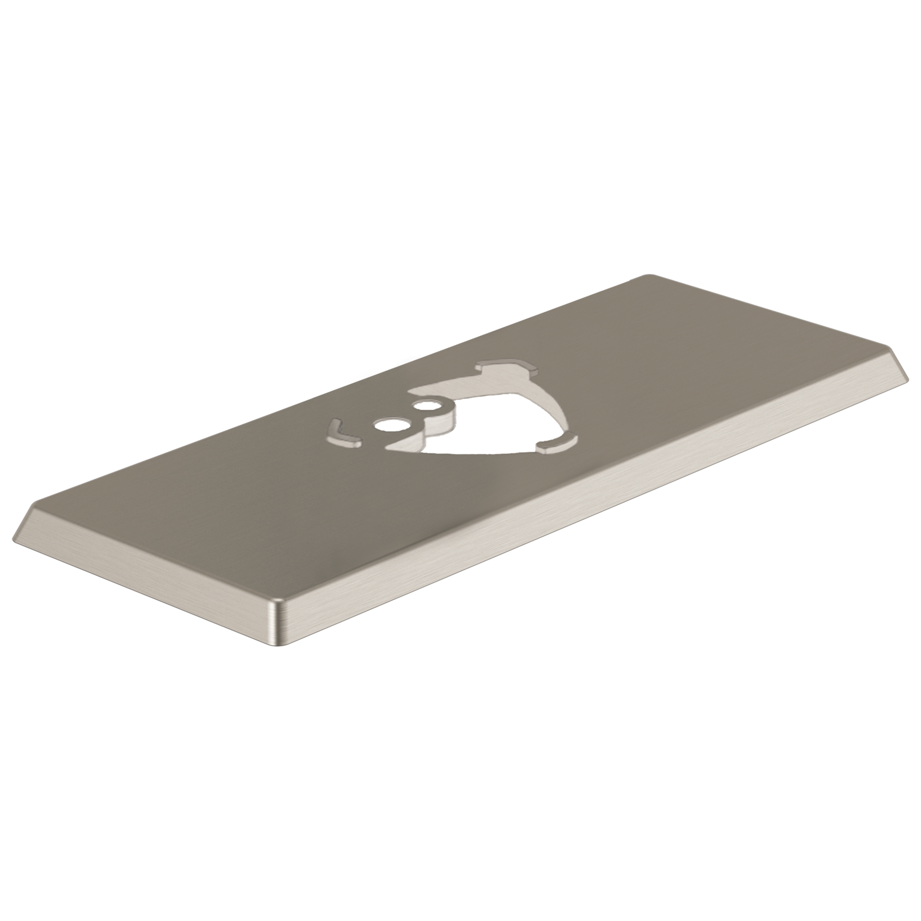 Escutcheon - 3 Hole - 1H Bathroom