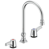 Two Handle 8 In Below Deck-Mount Faucet