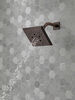 H<sub>2</sub>Okinetic&reg; 5-Setting Angular Modern Raincan Shower Head