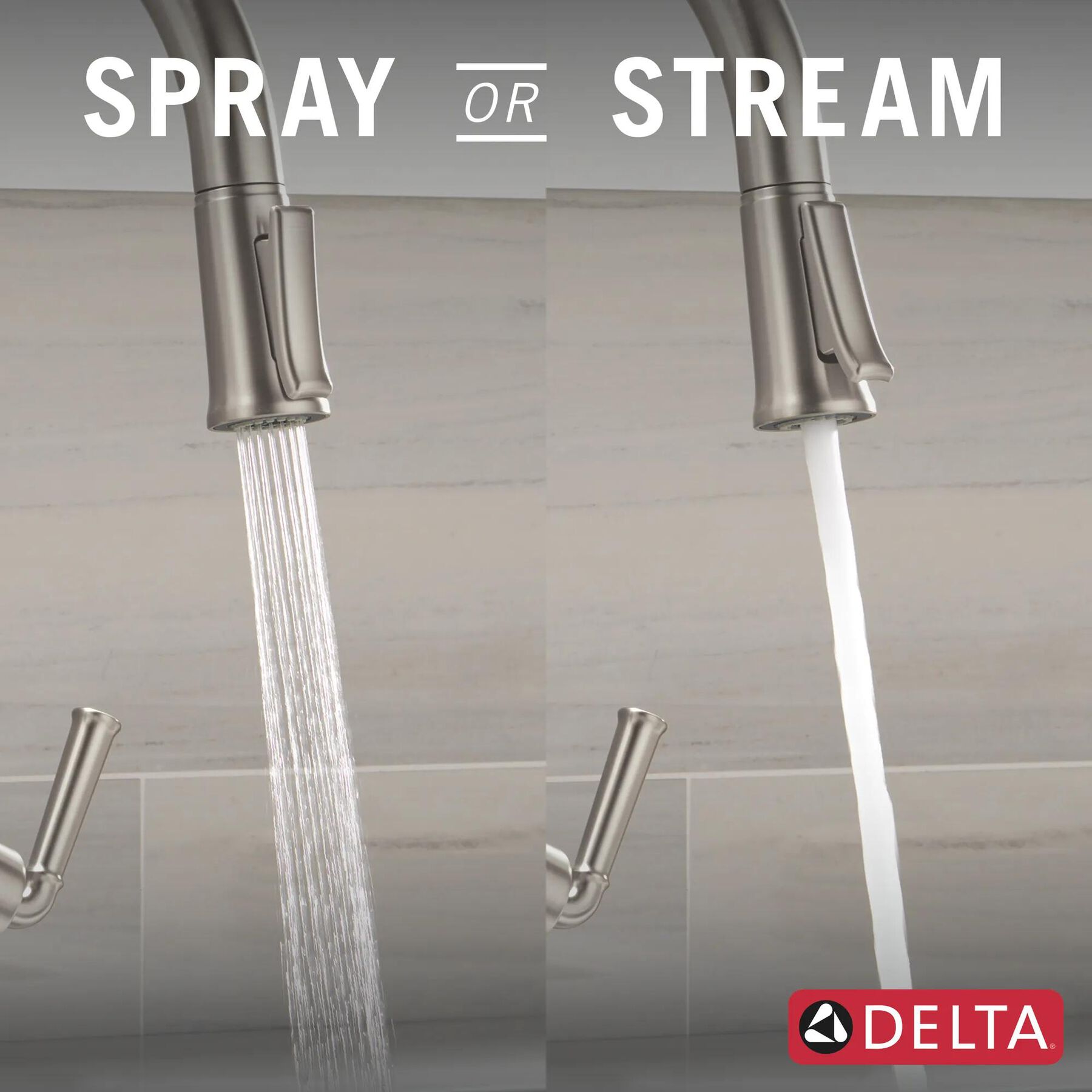 Single Handle Kitchen Pull-Down Faucet With Touchless Technology