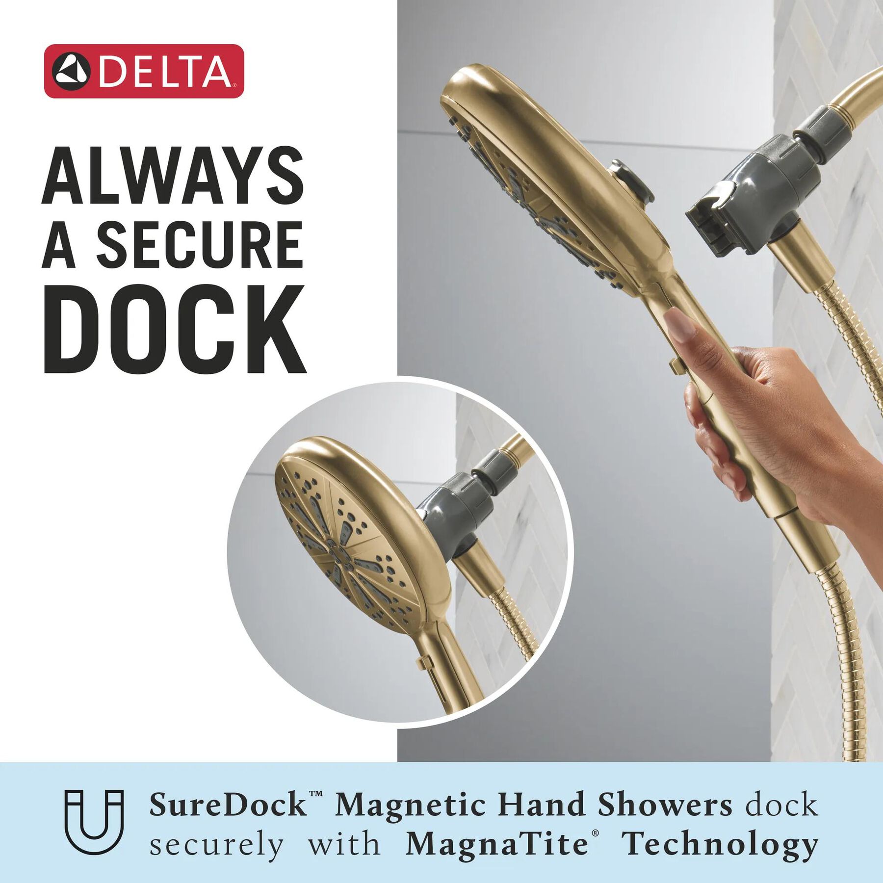 Standard Shower Filter with 6-Setting Showerhead and Mount Bundle