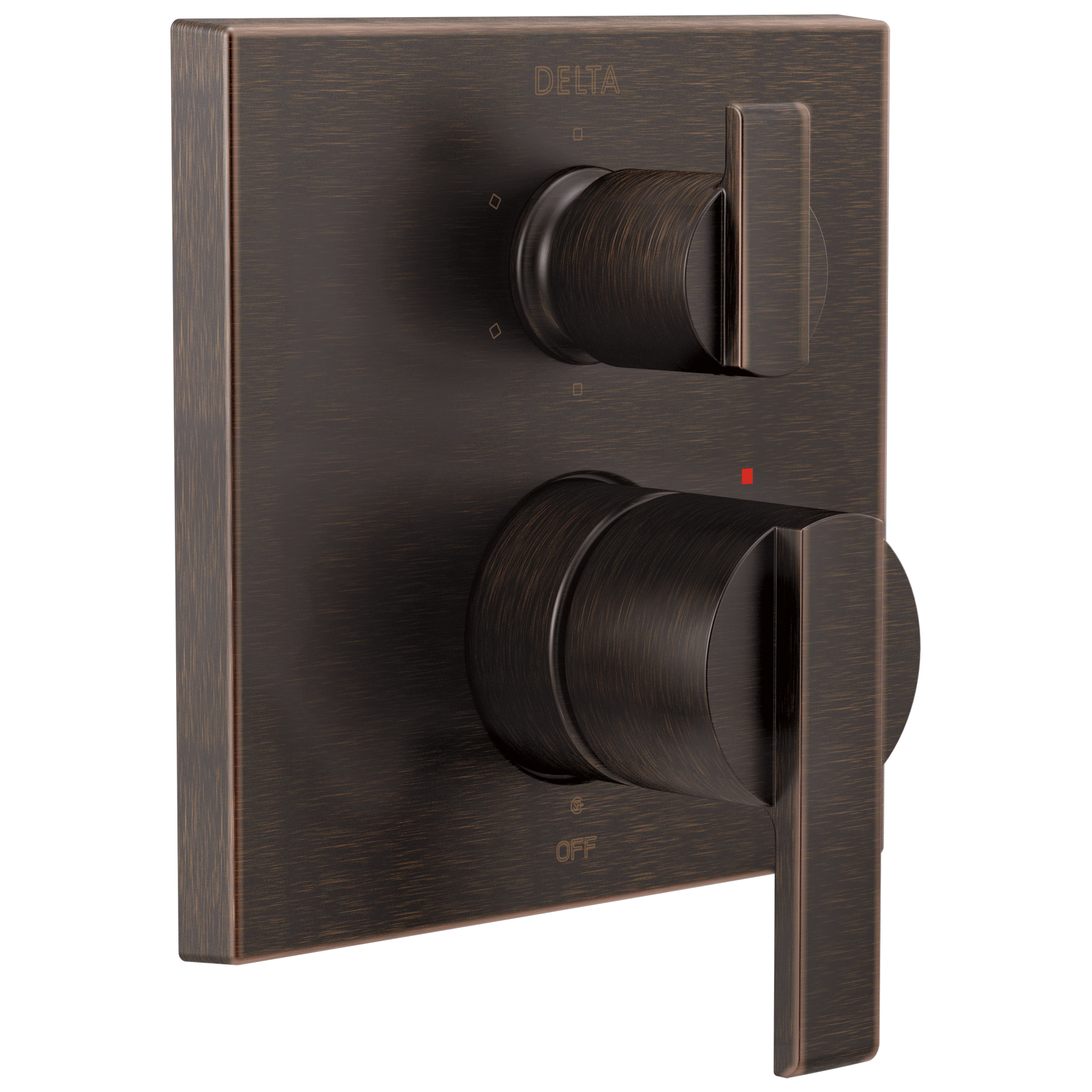 Angular Modern Monitor&reg; 14 Series Valve Trim with 6-Setting Integrated Diverter