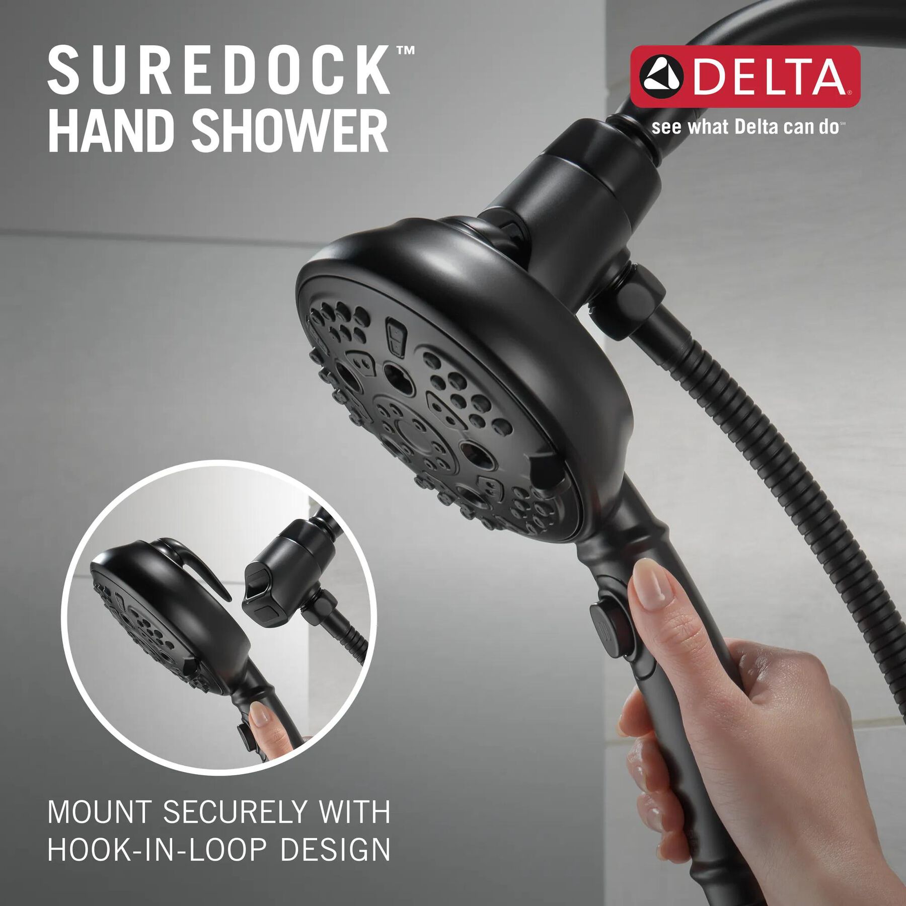 SureDock&trade; 7-Setting Hand Shower