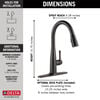 Single Handle Pull-down Kitchen Faucet (Recertified)