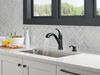 Single Handle Pull-Out Kitchen Faucet with Soap Dispenser