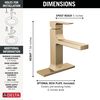 Single Handle Bathroom Faucet (Recertified)