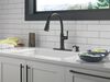 Single Handle Pull-Down Kitchen Faucet with Soap Dispenser and ShieldSpray Technology