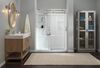 60 x 32" Curved Alcove Shower Base with Left Drain