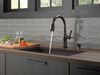 Single Handle Pull-Down Kitchen Faucet with Touch2O Technology and Soap Dispenser